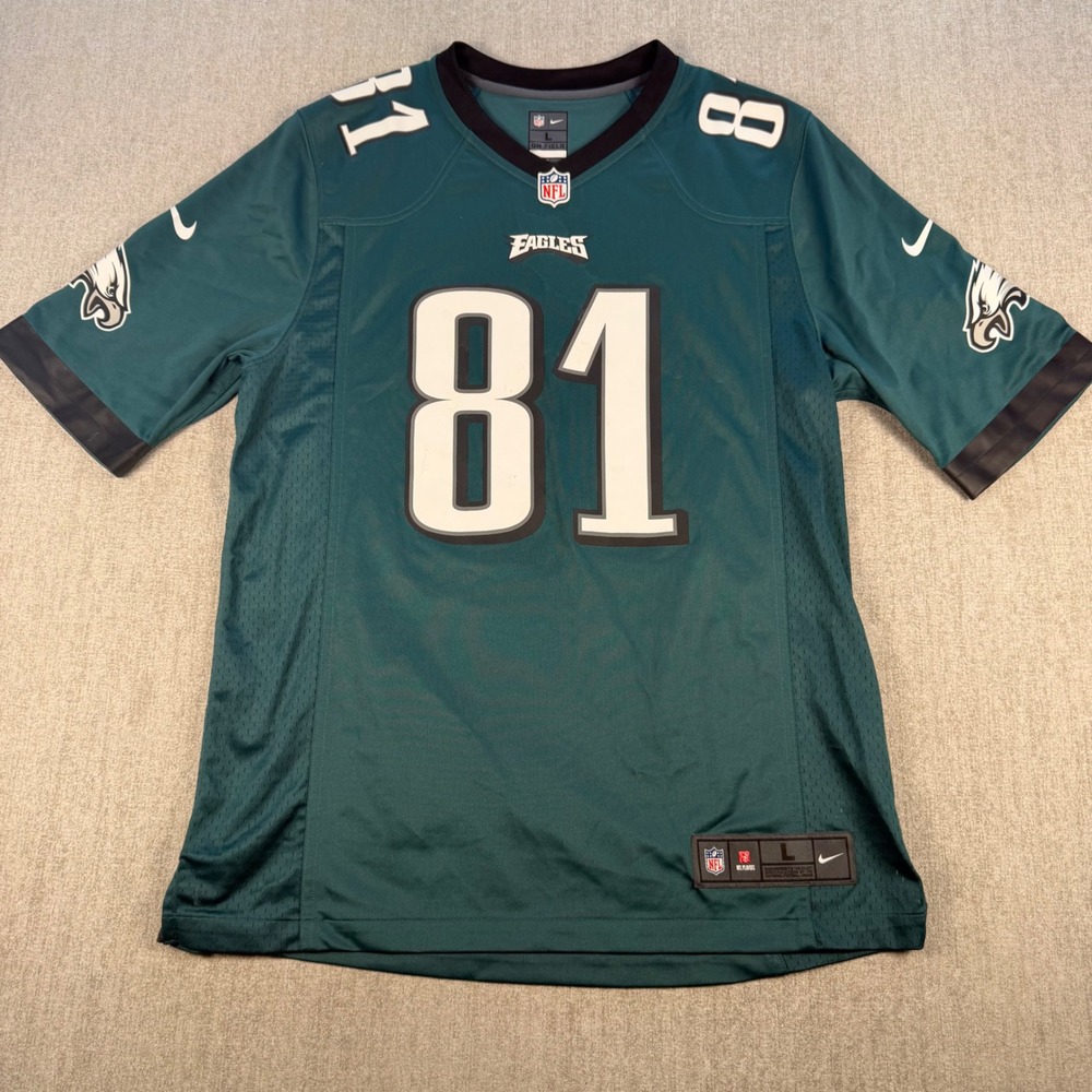 Nike Football Jersey Mens Large Green Philadelphia Eagles Jordan Matthews 81